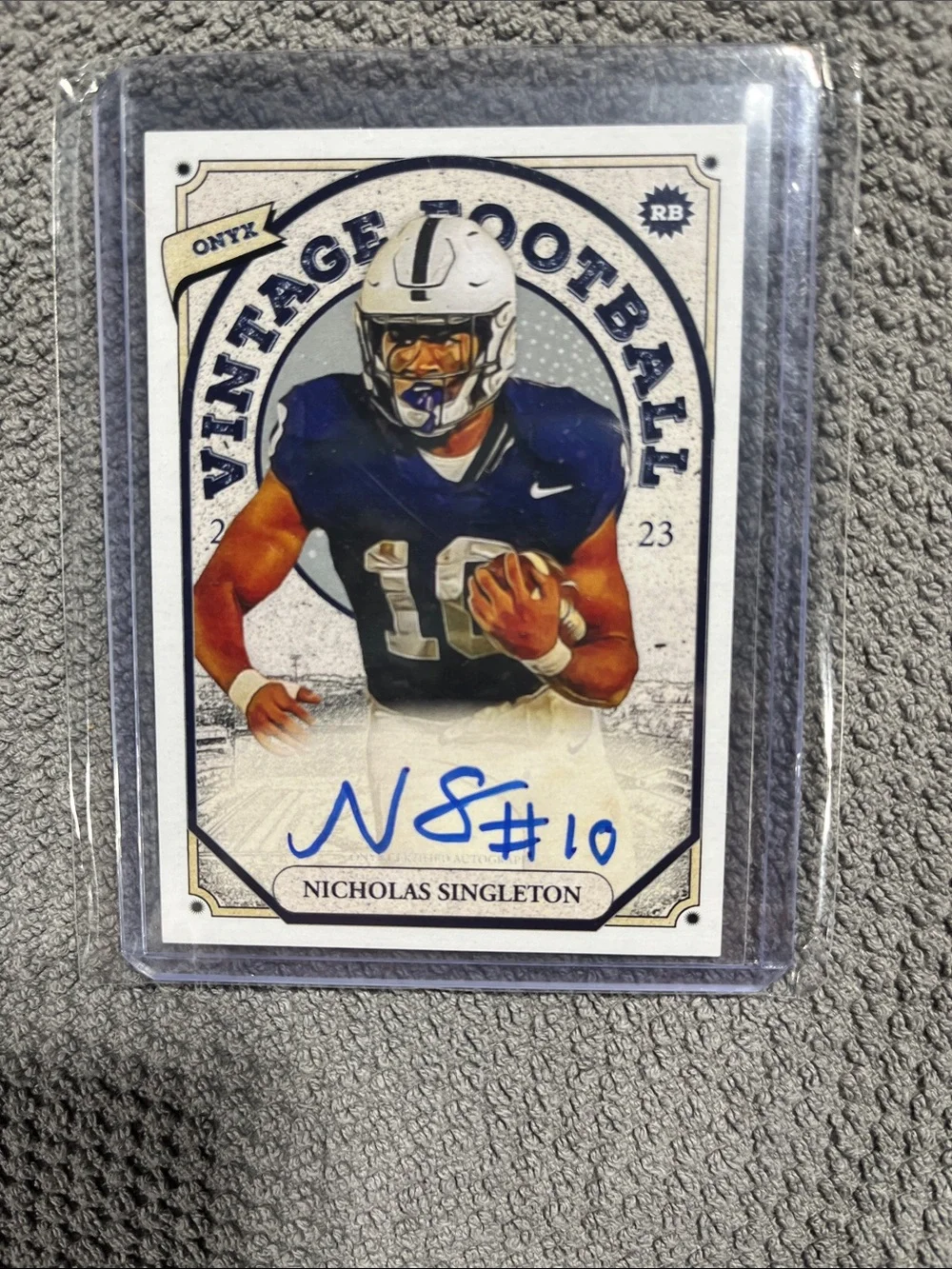 2023 Onyx Autograph (Blue) Nicholas Singleton -